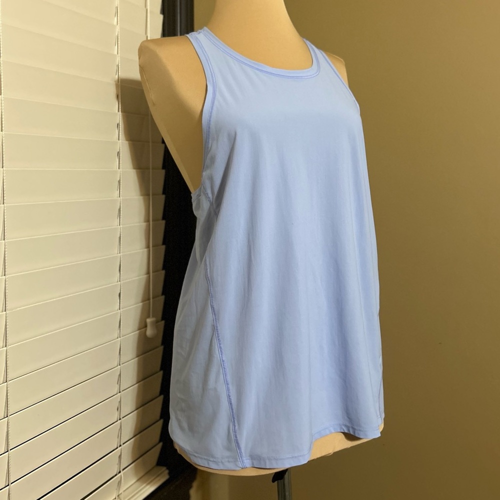 Athleta Periwinkle Sky Blue Train Tank Top